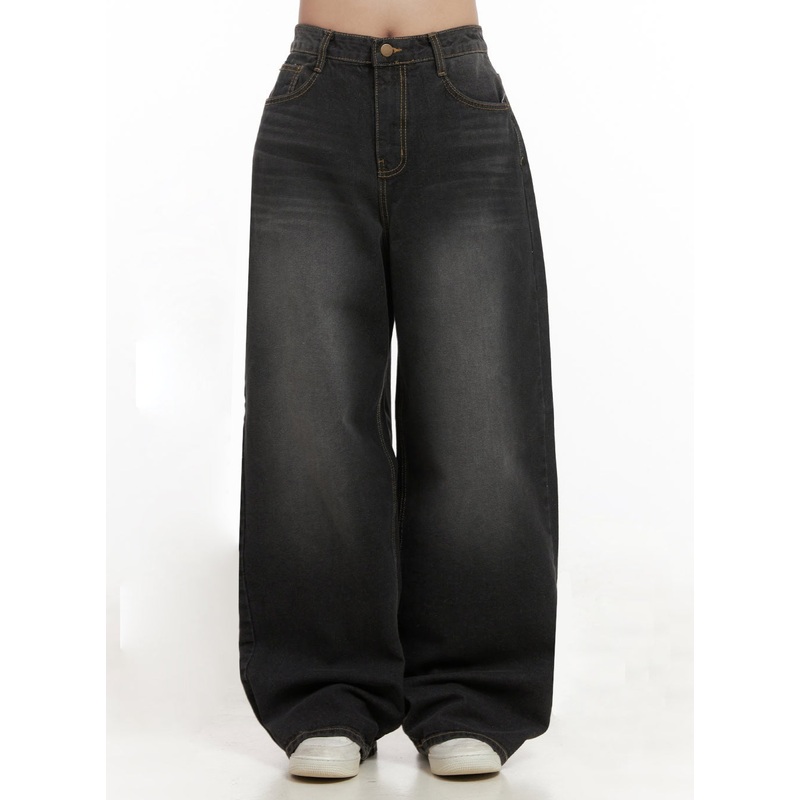 Christina Washed Baggy Jeans IJ510