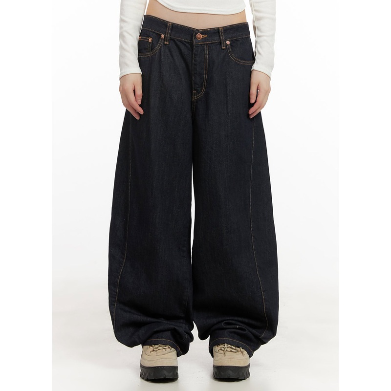 Fernanda Balloon-Fit Baggy Jeans CJ502