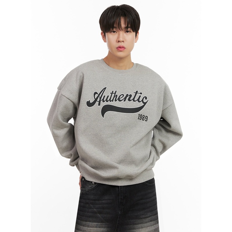 Men’s Graphic Cotton Crew Neck IJ517