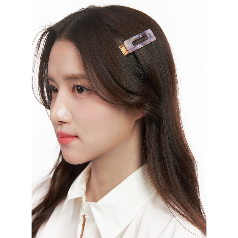 Square Clip Hairpin CJ515|Purple|One Size