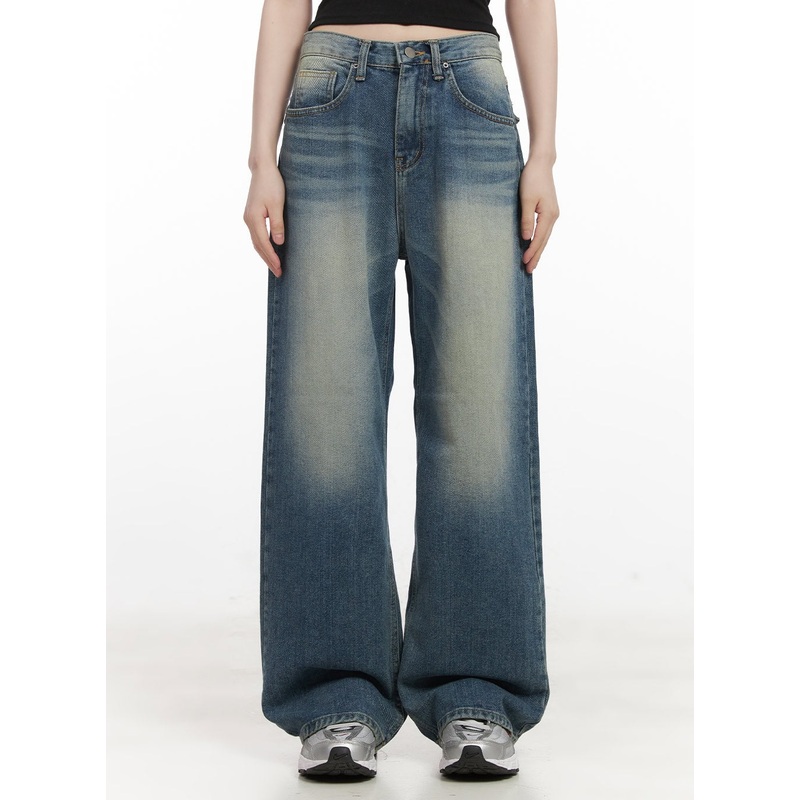 Cheyenne Wide-Leg Jeans CJ524|Blue|S|M|L
