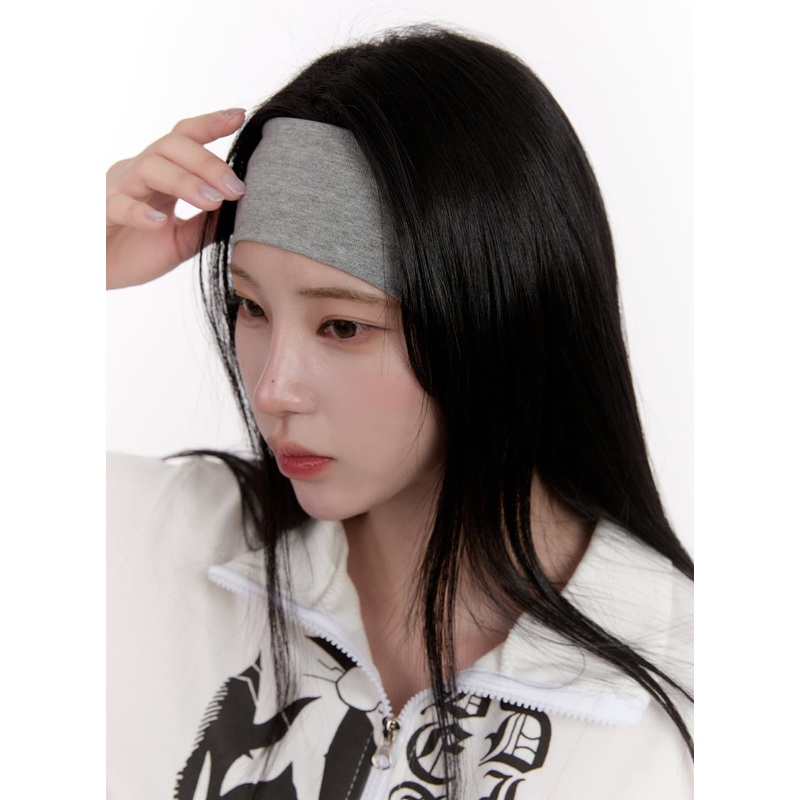 Cozy Spandex Headband CJ531|Gray|Black|Light beige|One Size