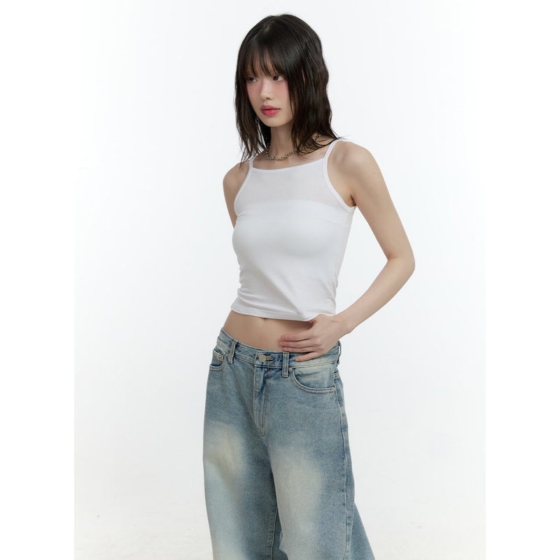 Essential Crop Cami Top CF506|White|Black|S/M