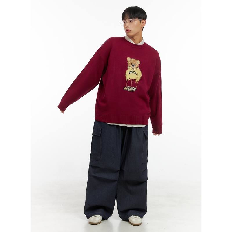 Men’s Denim Cargo Stitch Jeans IS420