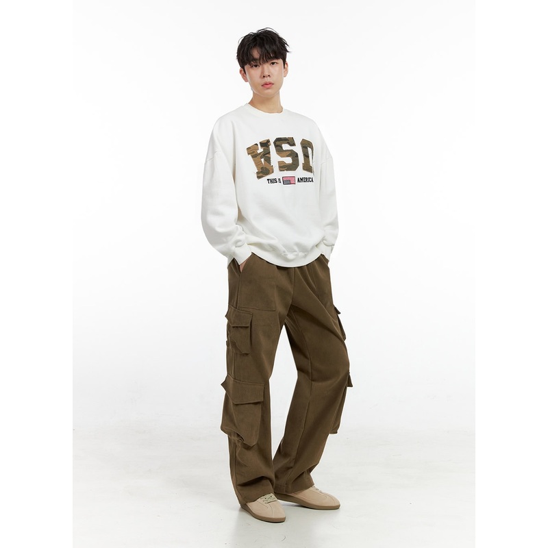 Men’s Wide Fit Cargo Pants IN422
