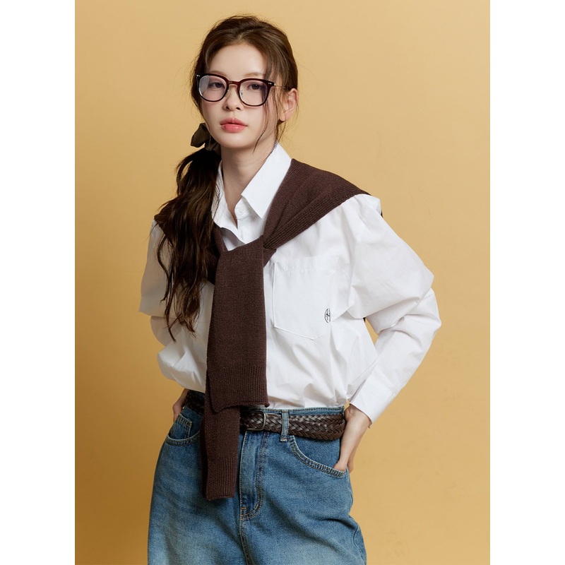 Oversized Button-Up Shirt CF503
