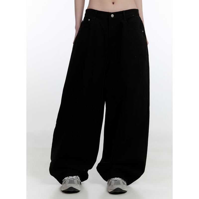 Oversized Comfy Cotton Trousers CJ522