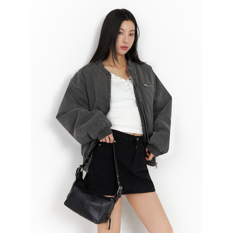 Urban Oversized Bomber Jacket ID431