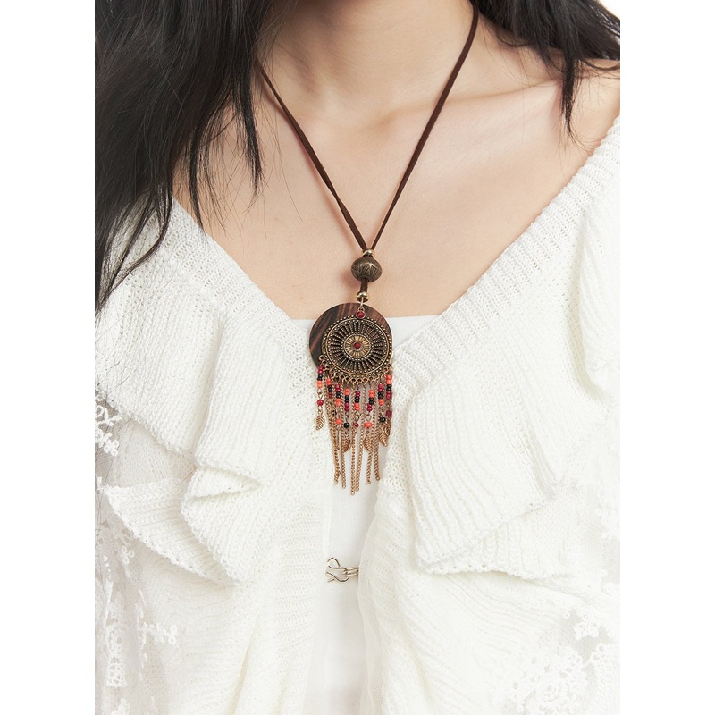 Bohemian Dream-Catcher Necklace CF513