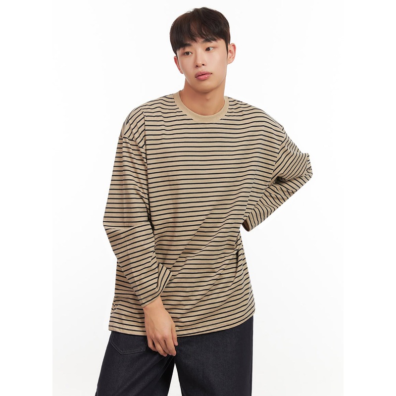 Men’s Striped Oversized T-Shirt IF517