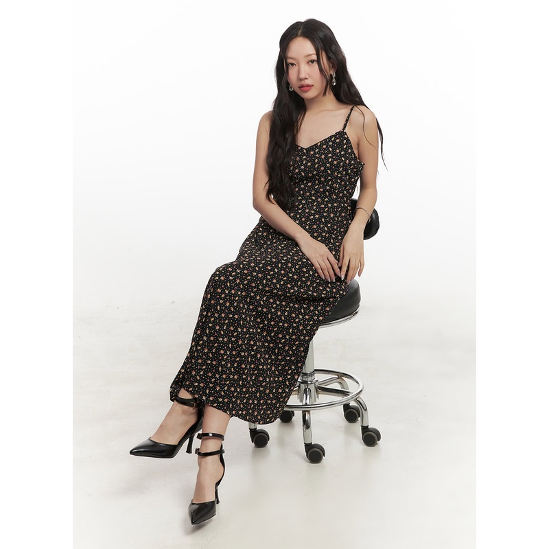 Sweetheart Floral Cami Maxi Dress CF520