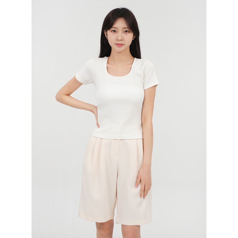 Basic Square Neck T-shirt OA13
