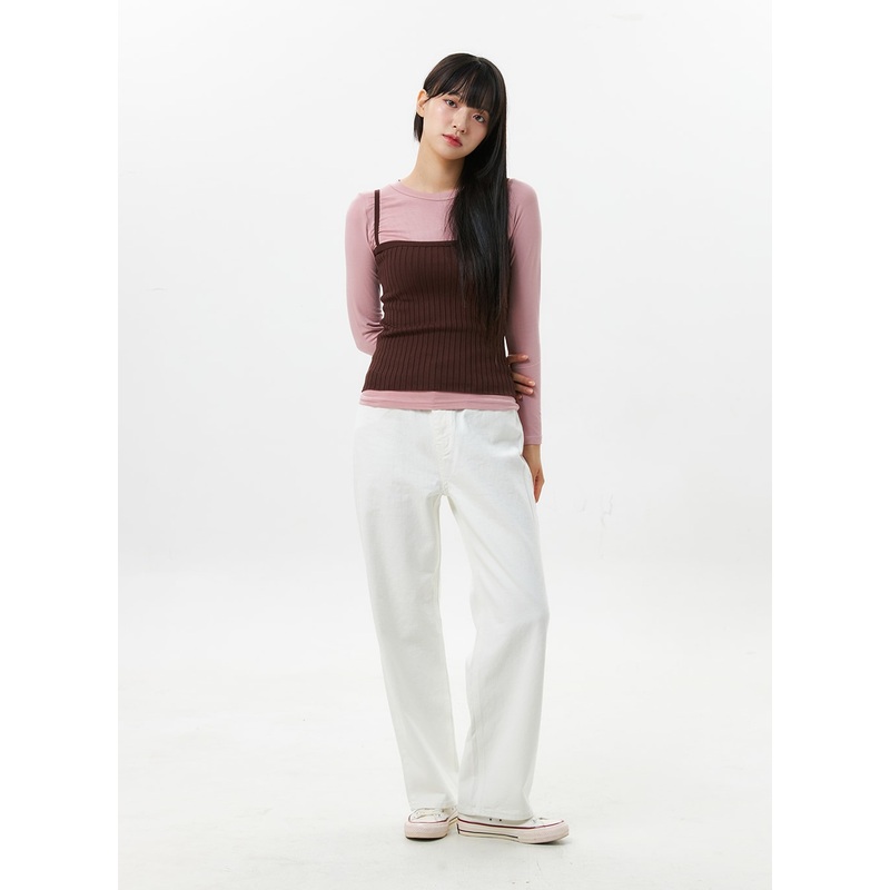 Cotton Wide Fit Pants OS302|White|Black|S|M|L|XL
