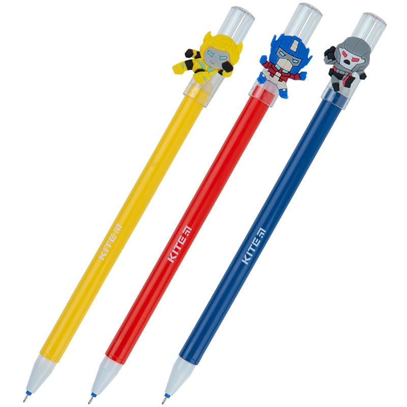 Gel pen write-erase Kite Transformers TF22-352, blue