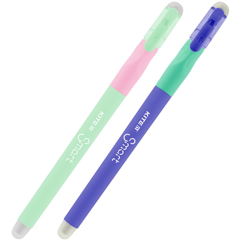 Gel pen write-erase Kite Smart K23-098-2, blue
