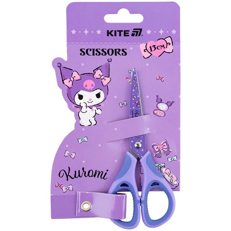 Scissors for children Kite Kuromi HK25-148, 13 cm