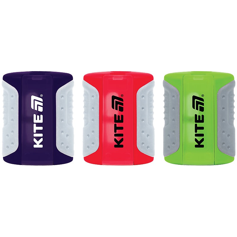 Sharpener with container Kite Soft K25-370, assorted