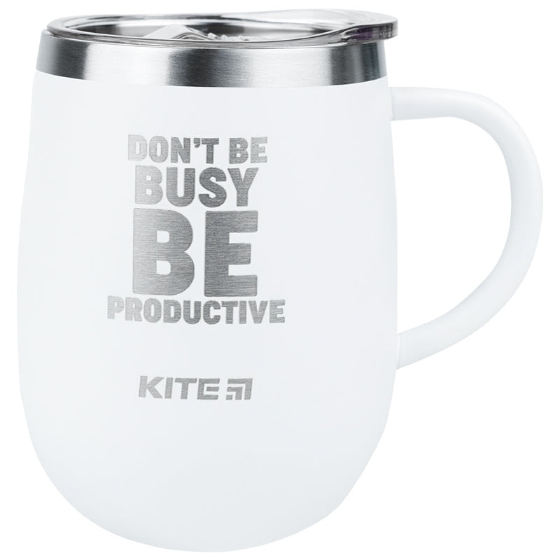 Thermomug Kite K22-378-03, 360 ml, white