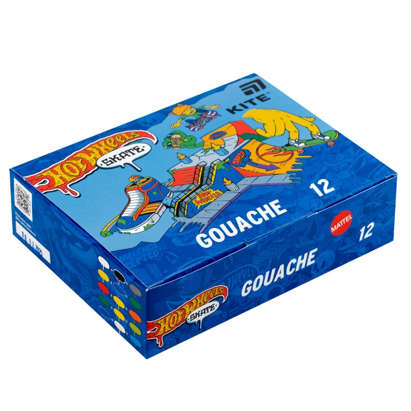 Gouache Kite Hot Wheels HW25-063, 12 colors