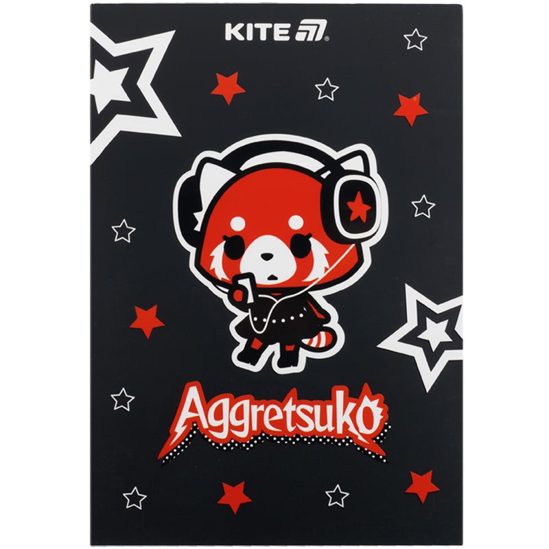 Notepad Kite Aggretsuko AR25-194, A5, 50 sheeets, squared