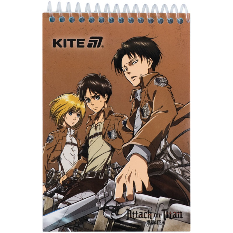 Spiral notebook Kite Attack on Titan AT25-196, 6, 48 sheets, blank