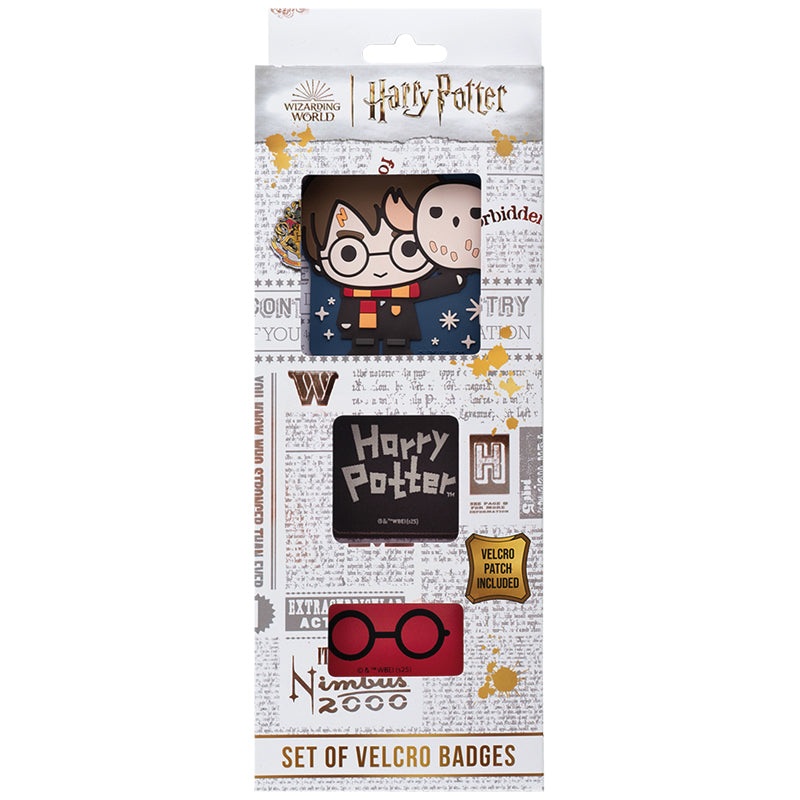 Set of velcro badges Kite Harry Potter HP25-3012, 3 pcs.