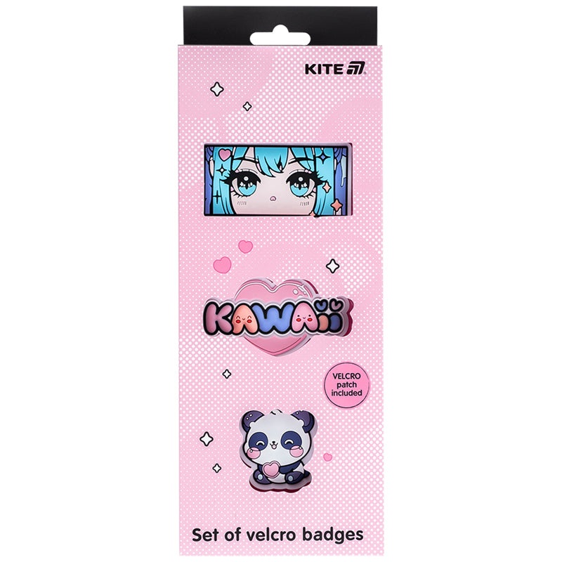Set of velcro badges Kite K25-3012-1, 3 pcs.