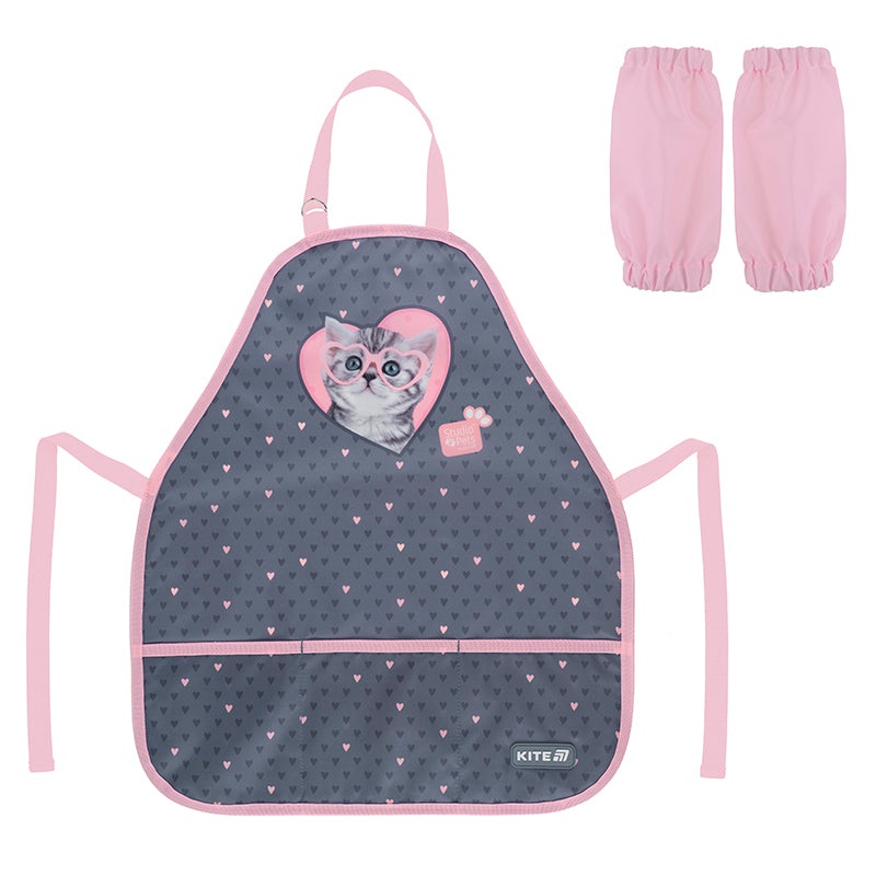 Apron with sleeves Kite Education Studio Pets SP25-161-2
