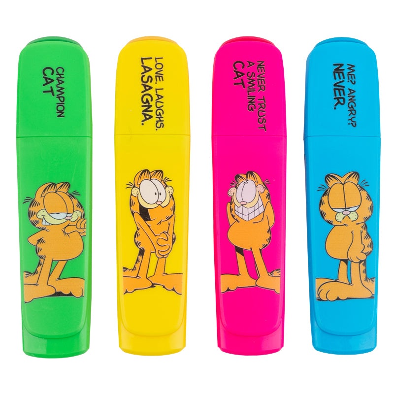 Highlighter Kite Garfield GF25-444, set of 4 colors