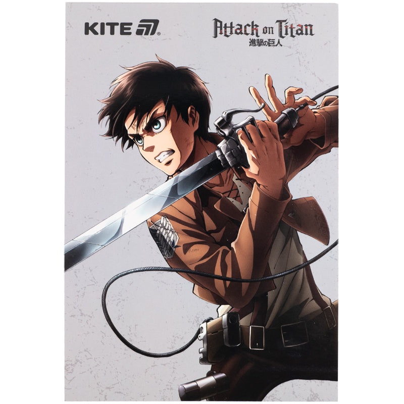 Notepad Kite Attack on Titan AT25-194, A5, 50 sheeets, squared