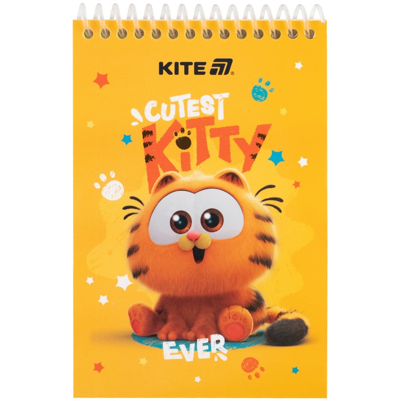Spiral notebook Kite Garfield GF25-196, 6, 48 sheets, blank