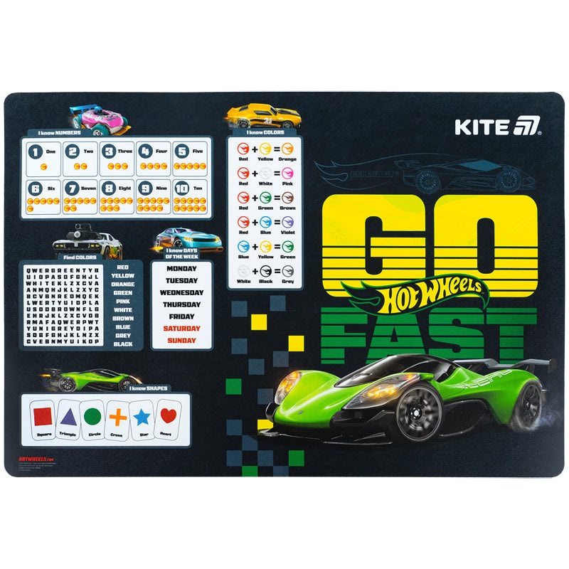 Desktop pad Kite Hot Wheels HW25-207-1