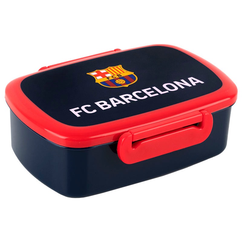 Lunchbox with fork and spoon Kite FC Barcelona BC25-163, 750 ml