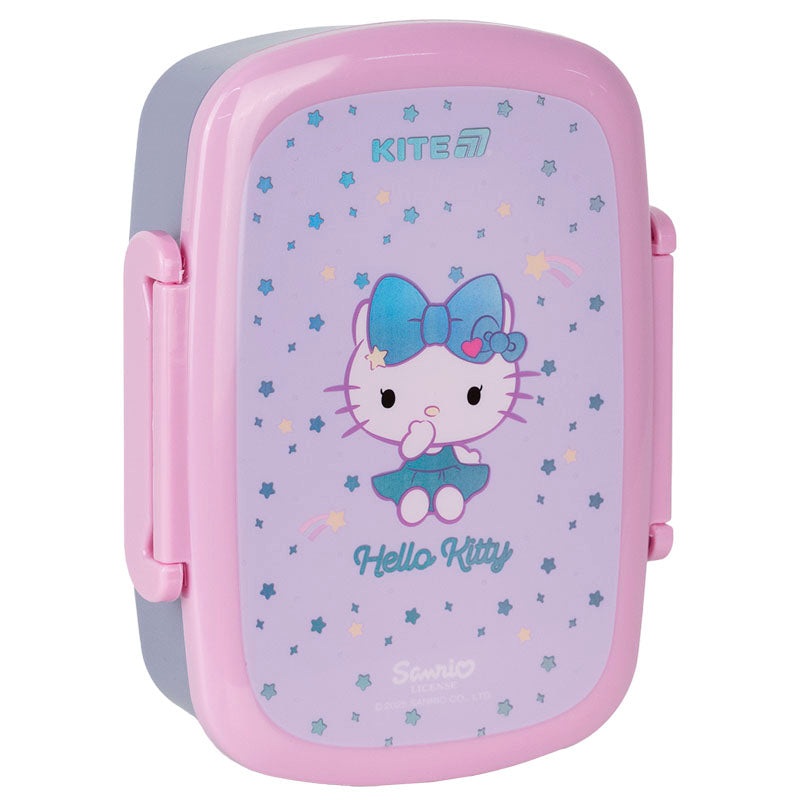 Lunchbox with fork and spoon Kite Hello Kitty HK25-163, 750 ml