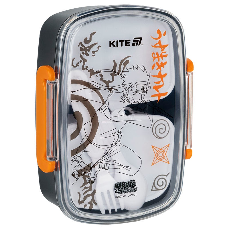 Lunchbox with fork and spoon Kite Naruto NR25-181, 750 ml