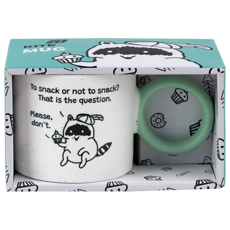 Mug Kite Cupcake racoon K25-220-3, 370 ml