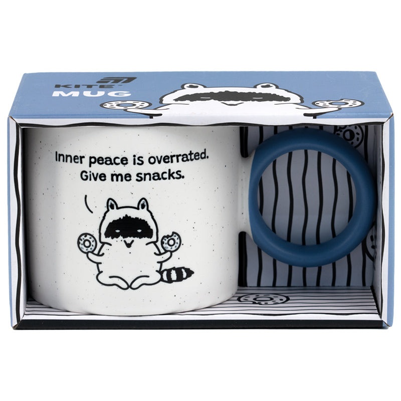 Mug Kite Donut racoon K25-220-2, 370 ml