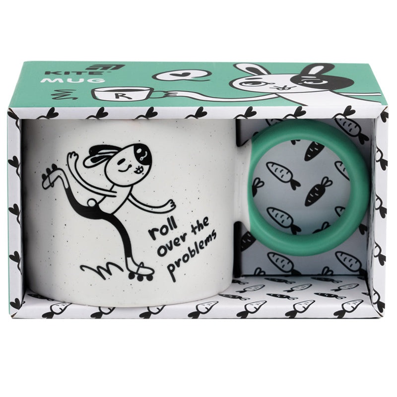 Mug Kite Roller bunny K25-220-6, 370 ml