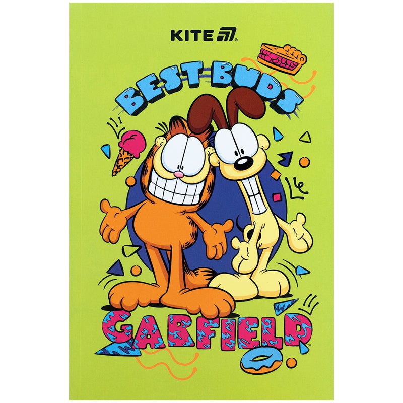 Notebook Kite Garfield GF25-193-2, thermobinder, 5, 64 sheets, blank