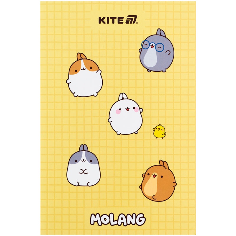 Notebook Kite Molang ML25-193, thermobinder, 5, 64 sheets, blank