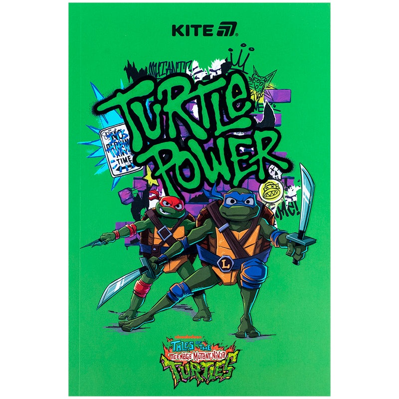Notebook Kite Ninja Turtles NT25-193-1, thermobinder, 5, 64 sheets, blank