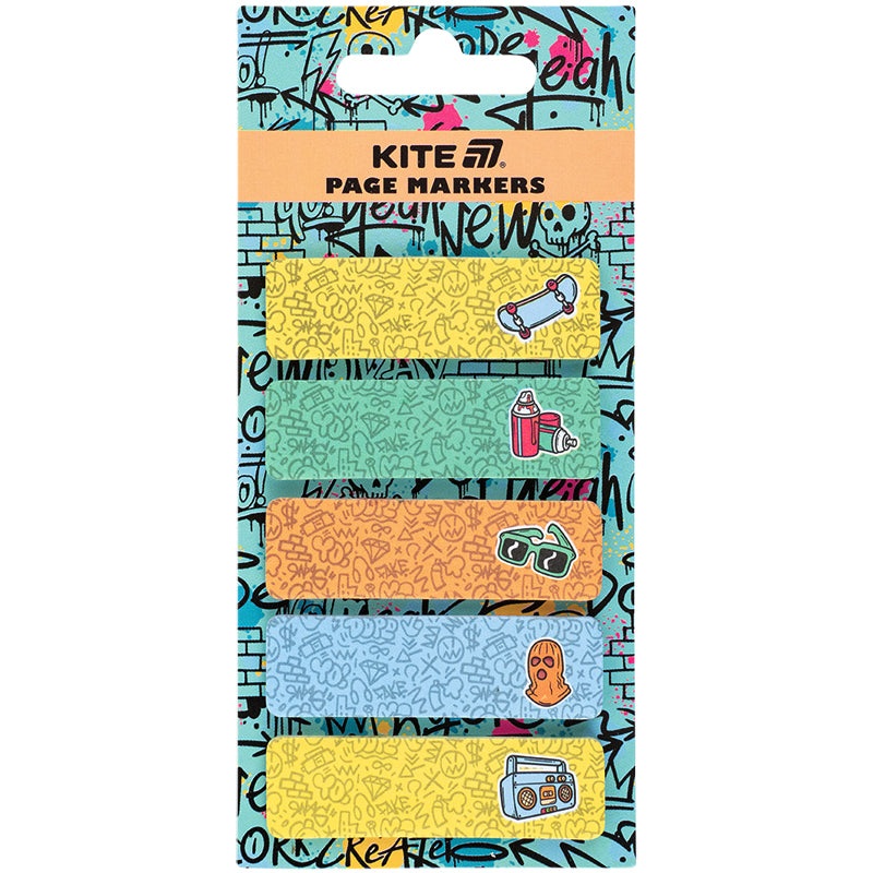 Page paper markers Kite K25-480-1, 100 pcs, 51550 mm