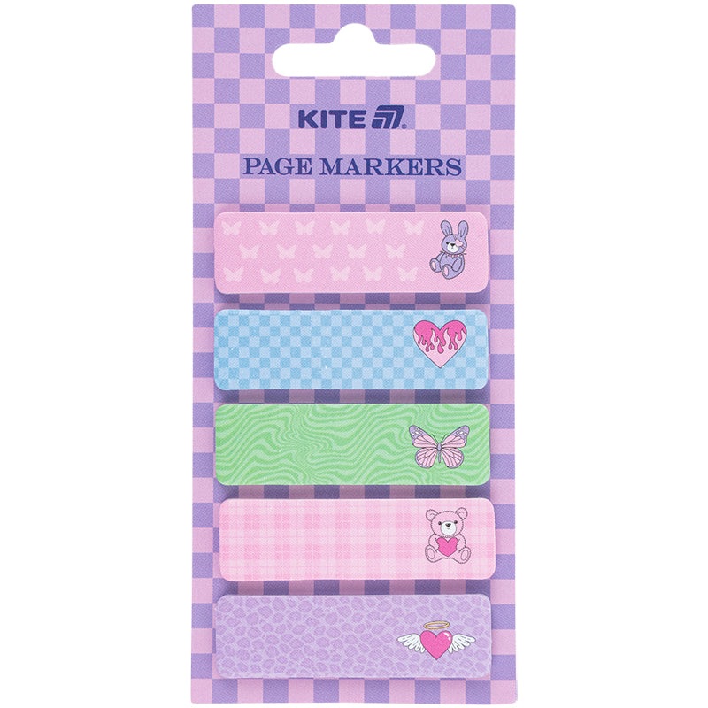 Page paper markers Kite K25-480-2, 100 pcs, 51550 mm