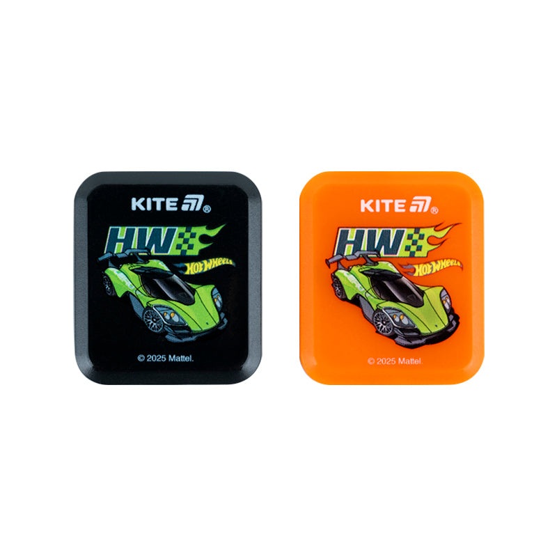 Pencil sharpener with container rectangular Kite Hot Wheels HW25-116