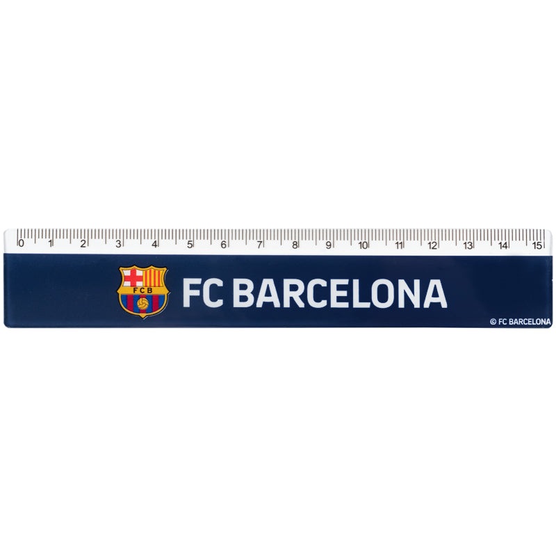 Ruler plastic Kite FC Barcelona BC25-090, 15 cm
