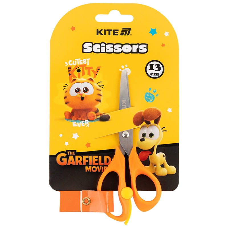 Scissors for children Kite Garfield GF25-129, 13 cm