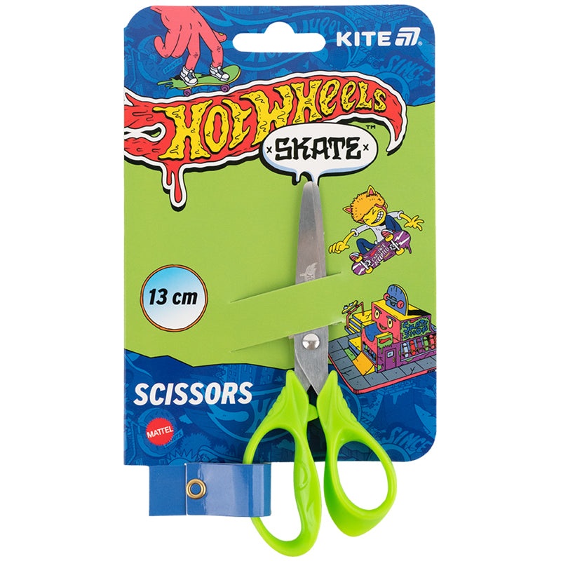 Scissors for children Kite Hot Wheels HW25-122, 13 cm
