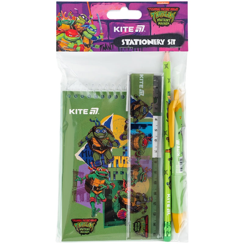 Stationary set Kite Ninja Turtles  NT25-S03, 4 items
