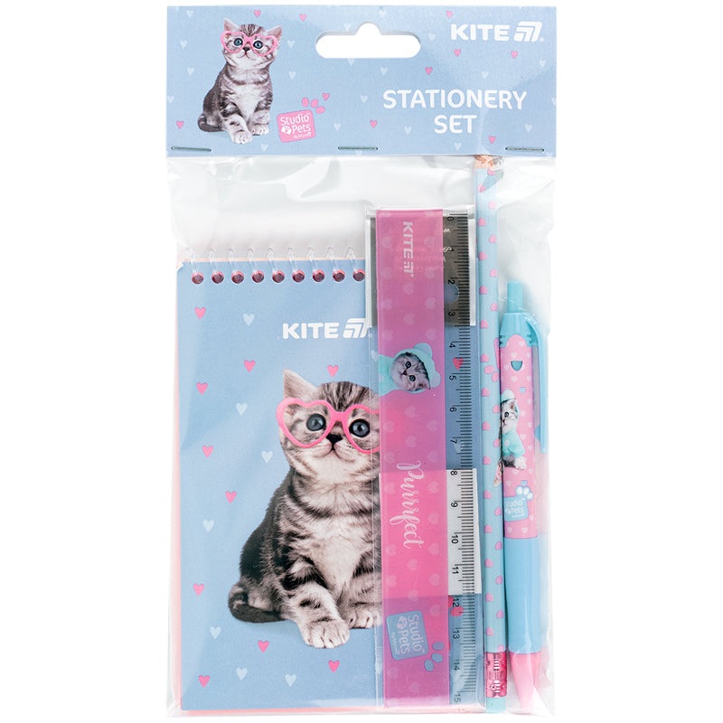 Stationary set Kite Studio Pets SP25-S03, 4 items