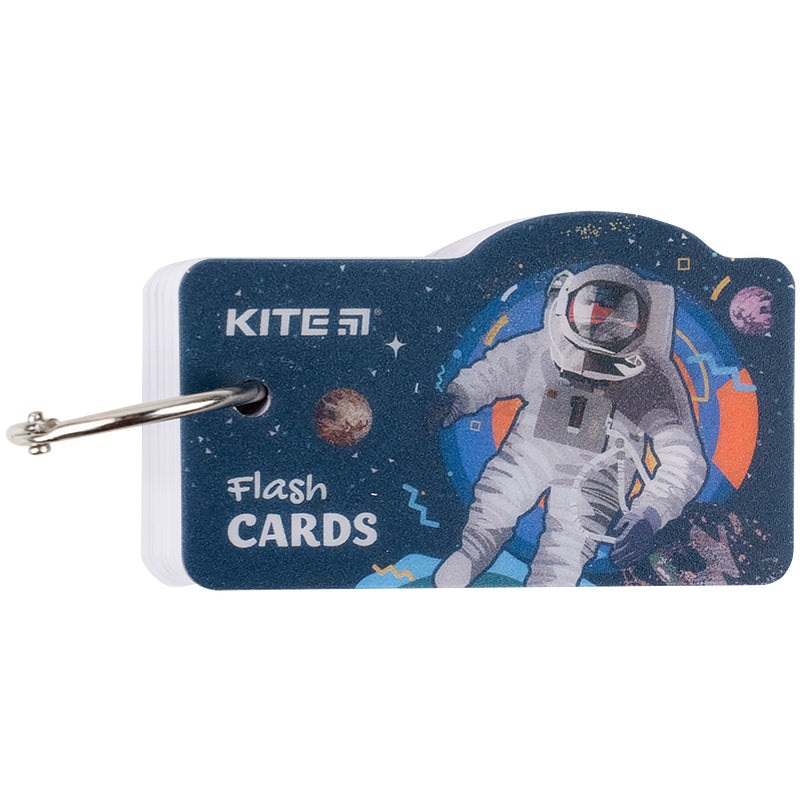Cards for foreign language words Kite osmonaut K21-358-1, 80 sheets